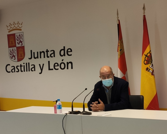 Francisco Igea en la Delegación Territorial de la Junta en Salamanca.