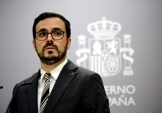 El ministro de Consumo, Alberto Garzón, ofrece una rueda de prensa sobre los resultados del estudio de Vigilancia del Crecimiento, Alimentación, Actividad Física, Desarrollo Infantil y Obesidad en España (Aladino 2019), en Madrid (España), a 30 de septiem