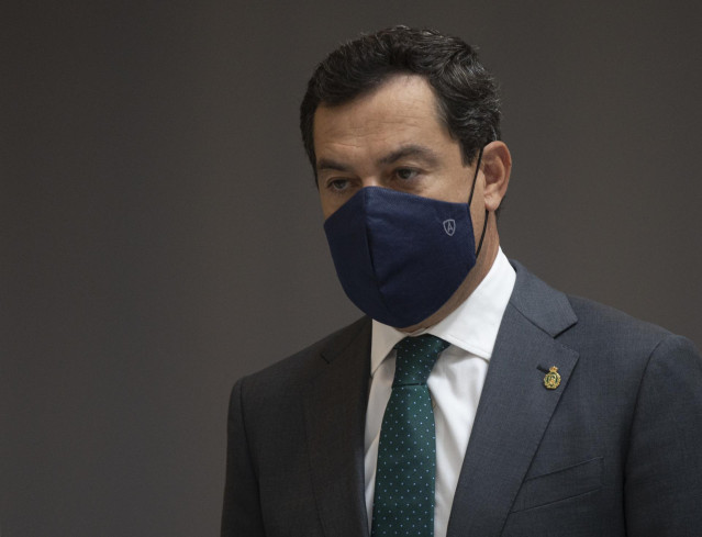 El presidente de la Junta de Andalucía, Juanma Moreno