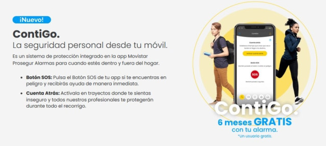 Servicio ContiGO de Movistar Prosegur Alarmas