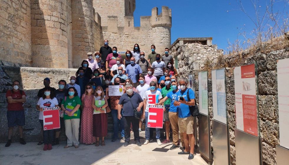 Reunión de la Coordinadora de la España Vaciada en Peñafiel.