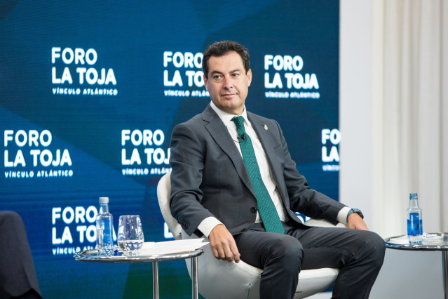 Moreno participa en un debate enmarcado en el II Foro La Toja Vínculo Atlántico celebrado en Illa da Toxa, en O Grove (Pontevedra)