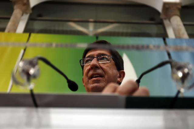 El vicepresidente de la Junta de Andalucía y consejero de Turismo, Regeneración, Justicia y Administración Local, Juan Marín