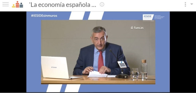 El director general de Funcas, Carlos Ocaña