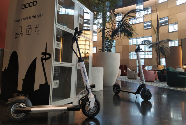 Imagen de un patinete eléctrico.