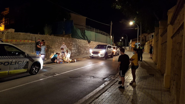 Imagen de un accidente de tráfico.