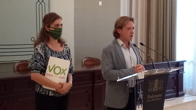 El portavoz y diputado de Vox en el Parlament, Jorge Campos