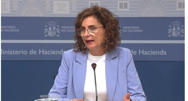 La ministra de Hacienda, María Jesús Montero.