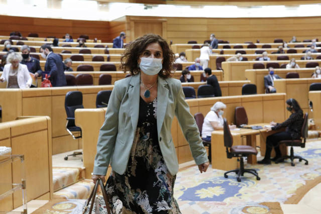 La ministra portavoz y de Hacienda, María Jesús Montero