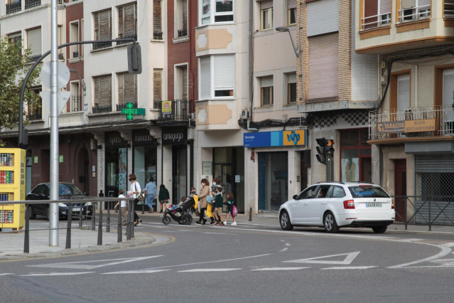 Ambiente en el municipio de Calahorra, a 1 de octubre de 2020. La Rioja ha confinado a partir de las 00,00 horas de hoy 1 de octubre, las poblaciones de Calahorra, Arnedo y Rincón de Soto, ante la alta incidencia de casos positivos por coronavirus