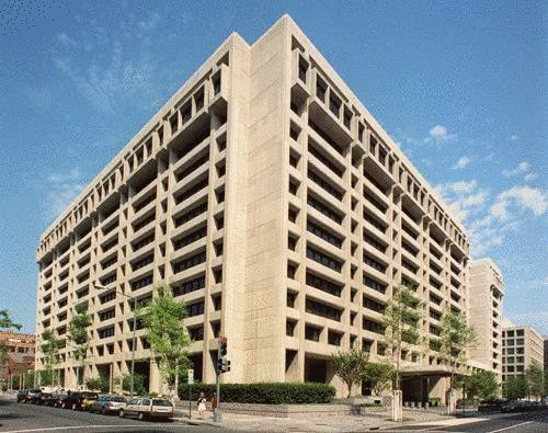 Sede del Fondo Monetario Internacional (FMI) en Washington