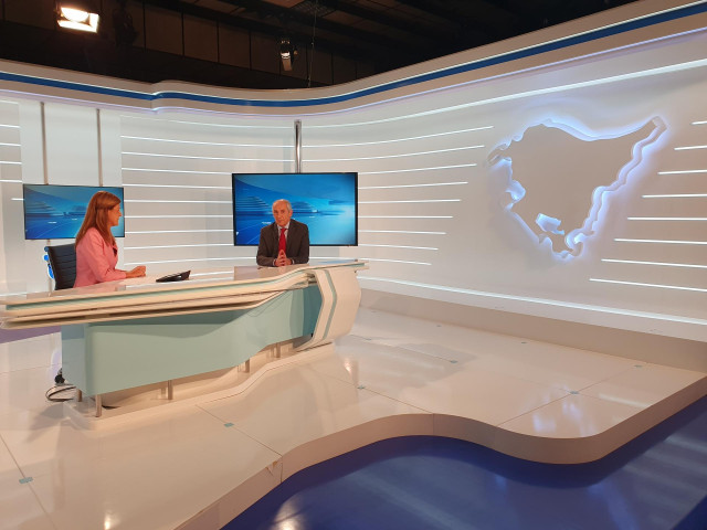 El vicelehendakari y consejero de Seguridad, Josu Erkoreka, en una entrevista en TVE.