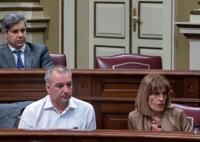 Luis Campos y Esther Gonzalez, diputados de Nueva Canarias