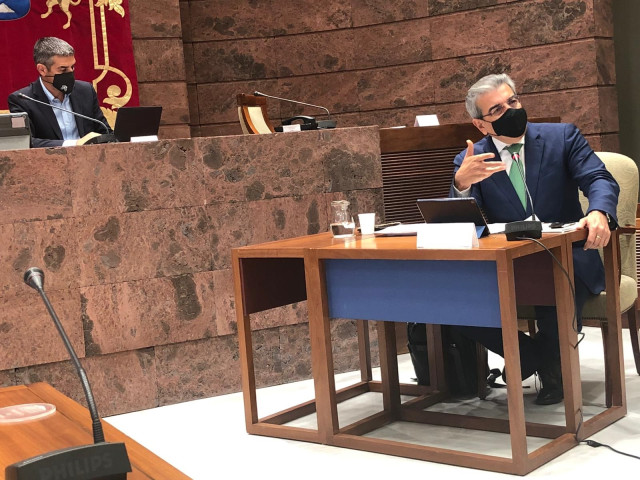 El vicepresidente canario y consejero de Hacienda, Presupuestos y Asuntos Europeos, Román Rodríguez