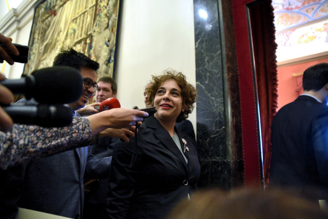 La vicepresidenta tercera del Congreso, Gloria Elizo.