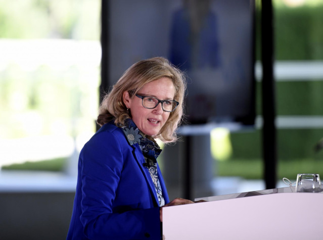 La vicepresidenta tercera y ministra de Asuntos Económicos y Transformación Digital, Nadia Calviño.