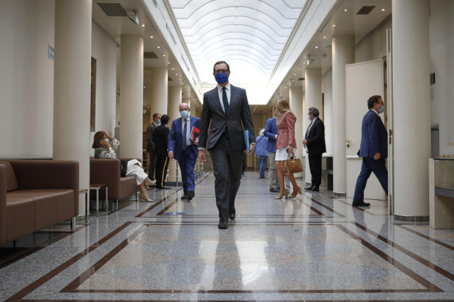 El portavoz del Partido Popular en el Senado, Javier Maroto.