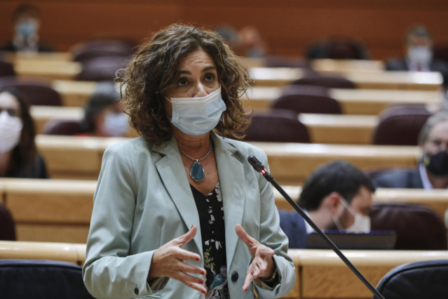 La ministra portavoz y de Hacienda, María Jesús Montero.