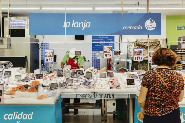 Imagen de archivo de un supermercado MAS.