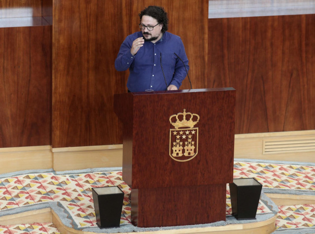 El portavoz adjunto de Unidas Podemos, Jacinto Morano