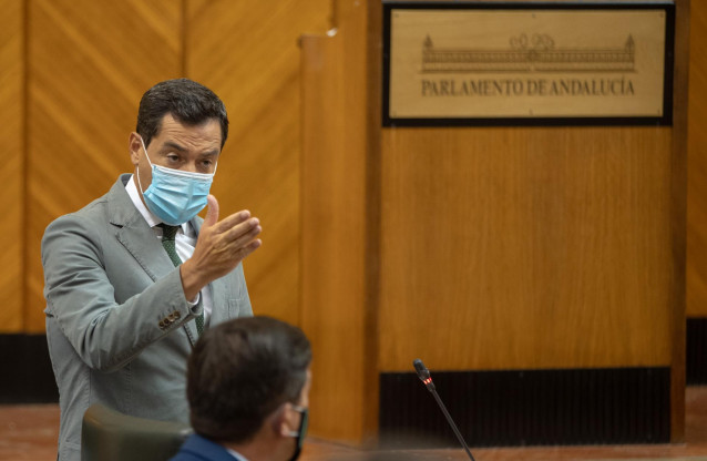 El presidente de la Junta, Juanma Moreno