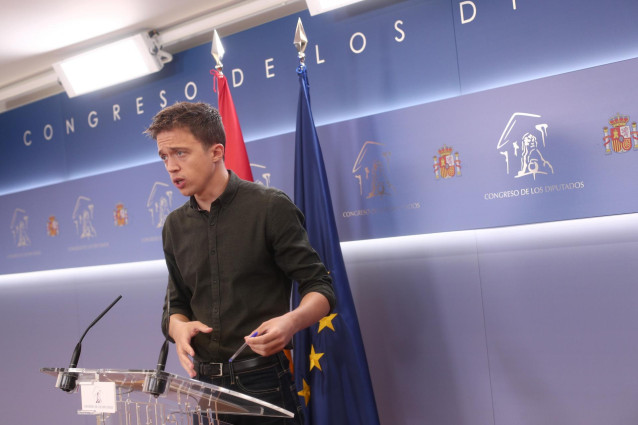 El portavoz de Más País-Equo en el Congreso, Íñigo Errejón.