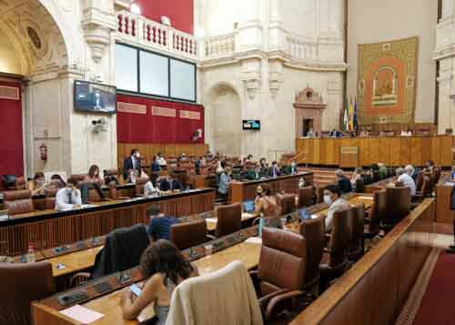 Pleno del Parlamento de Andalucía