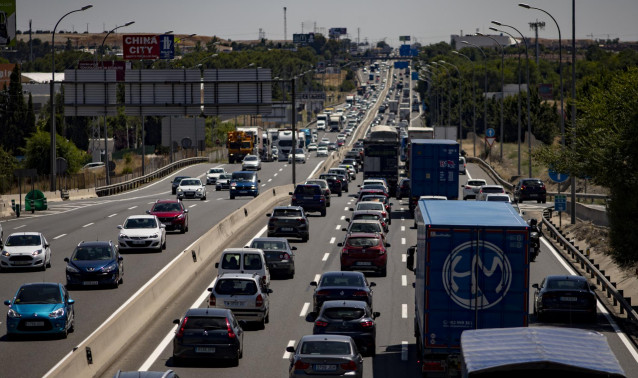 Imagen de una carretera de Madrid.