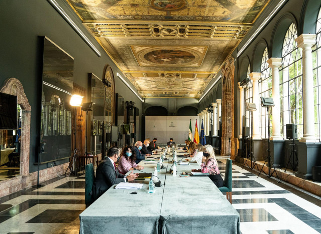 Imagen de archivo de una reunión del Consejo de Gobierno de la Junta de Andalucía.