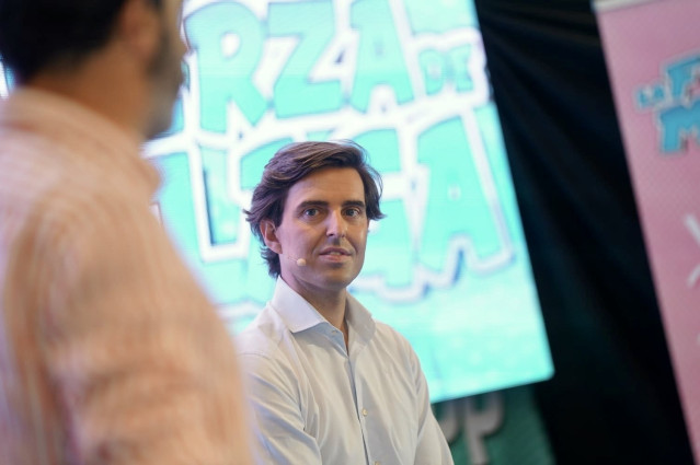 Pablo Montesinos, vicesecretario de Comunicación del  PP en  un acto en Málaga.