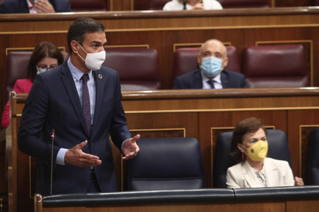 El presidente del Gobierno, Pedro Sánchez