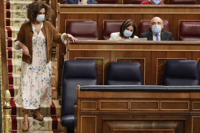 La ministra de la Hacienda, María Jesús Montero.