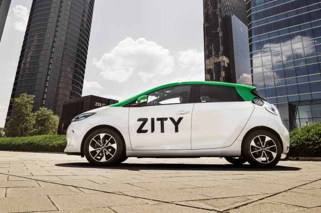 Vehículo de Zity en Madrid