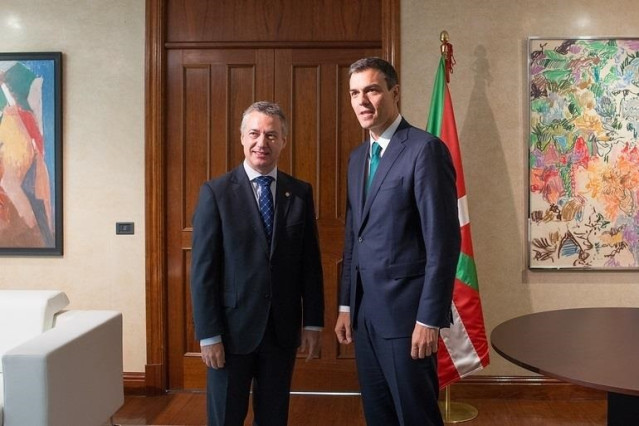 Iñigo Urkullu con Pedro Sánchez