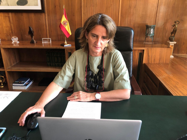 La vicepresidenta cuarta y ministra para la Transición Ecológica y Reto Demográfico, Teresa Ribera.