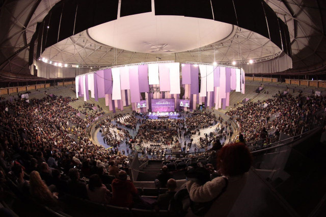 Imagen de recurso de la Asamblea Ciudadana de Podemos en Vistalegre.