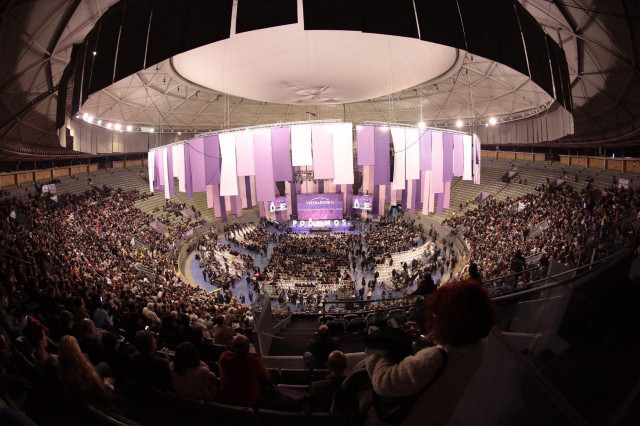 Imagen de recurso de la Asamblea Ciudadana de Podemos en Vistalegre.
