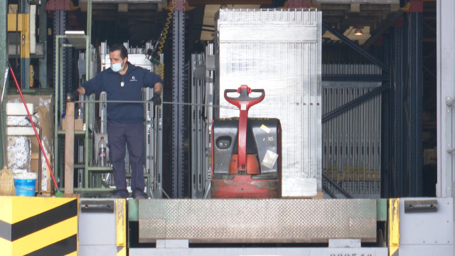 Trabajador de un polígono industrial