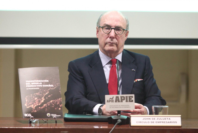 El presidente del Círculo de Empresarios, John de Zulueta