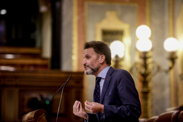 El portavoz adjunto de Ciudadanos en el Congreso de los Diputados, Edmundo Bal, interviniendo durante una sesión plenaria en la Cámara Baja.