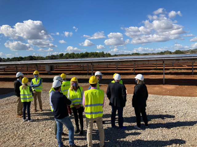 Proyecto de parque fotovoltaico en Sa Coma.