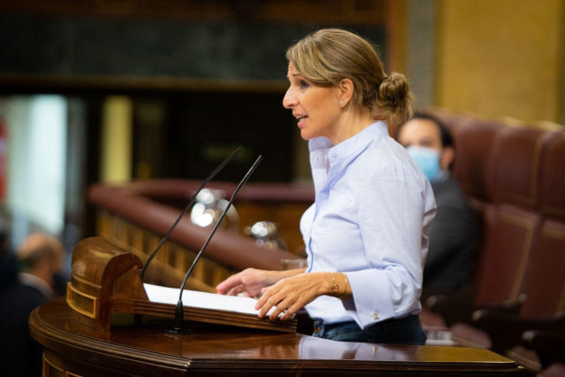 La ministra de Trabajo y Economía Social, Yolanda Díaz