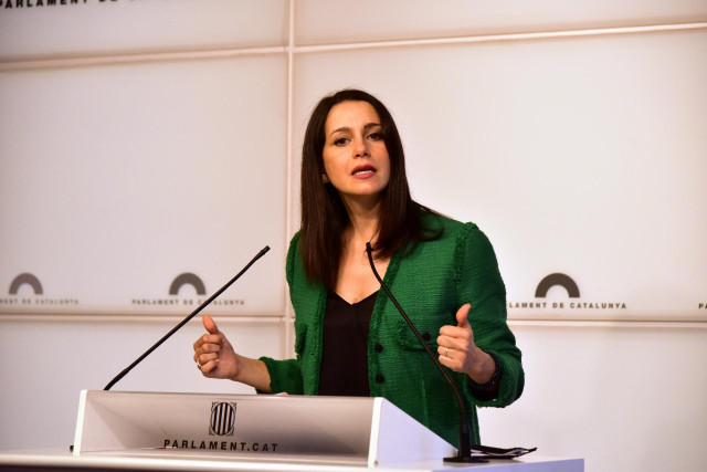 La presidenta de Cs, Inés Arrimadas.