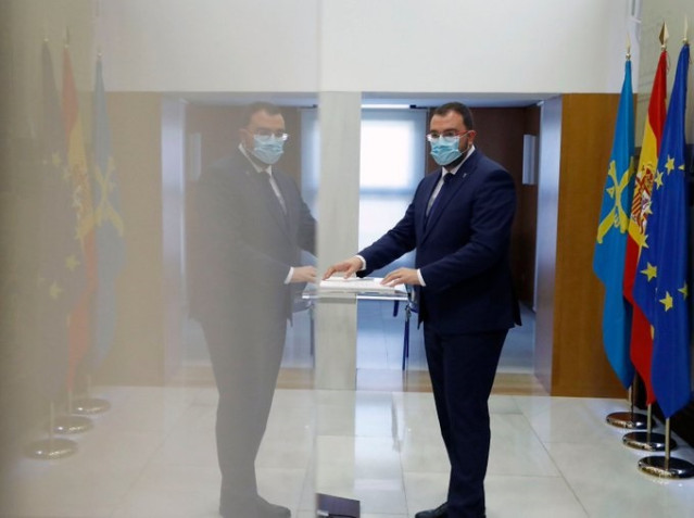 El presidente del Principado, Adrián Barbón.