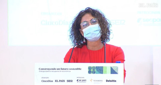 La ministra de Hacienda, María Jesús Montero.