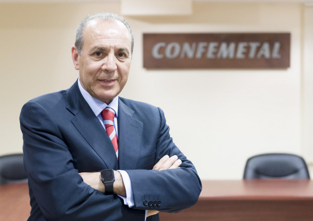 El presidente de Confemetal, José Miguel Guerrero.
