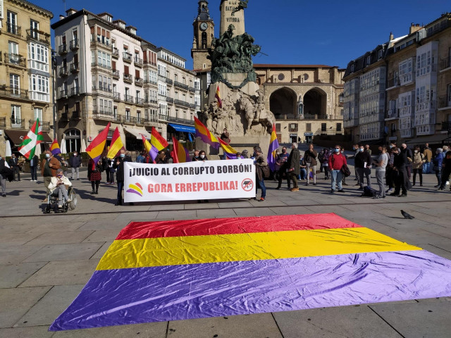 Concentración del Movimiento republicano en Vitoria