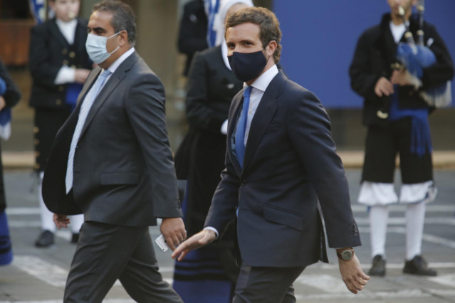 El presidente del PP, Pablo Casado.