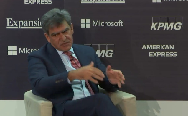 El consejero delegado de Banco Santander, José Antonio Álvarez, durante el XI Encuentro del Sector Financiero organizado por KPMG y Expansión.