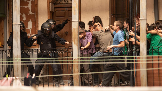 Imagen de la serie Antidisturbios de Movistar+